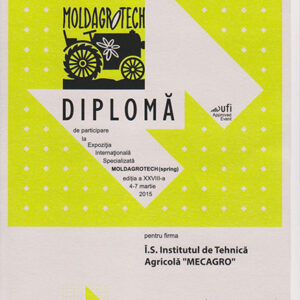 Expoziţia Internaţională Specializată MOLDAGROTEH(spring) ediția a XXVIII-a